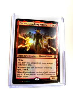 Electro, Assaulting Battery- Magic: The Gathering- Marvel's Spider-Man Foil #76 - Image 1