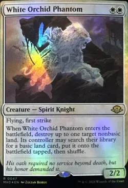 White Orchid Phantom Foil R Modern Horizons 3 47 NM - Image 1