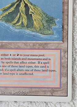 MTG Revised Dual Land Volcanic Island Reserved List 1994 - CardVault Inventory - Image 4