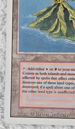 MTG Revised Dual Land Volcanic Island Reserved List 1994 - CardVault Inventory - Image 5