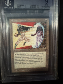 MTG MAGIC THE GATHERING MIRROR UNIVERSE ENGLISH LEGENDS BGS 9 2X9, 2X9.5 - Image 1