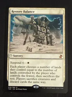 1x Restore Balance (036) Time Spiral: Remastered LP MTG Magic x1 MKE - Image 1