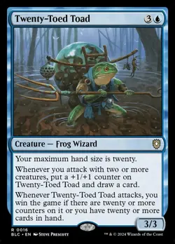 MTG - Twenty-Toed Toad - Bloomburrow Commander - X1 - (NM) - #K6435 - Image 1