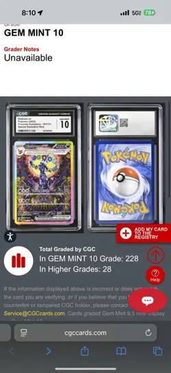 CGC 10 Umbreon ex Prismatic Evolutions SIR Alt Art Pokemon Card #161 Gem Mint - Image 4