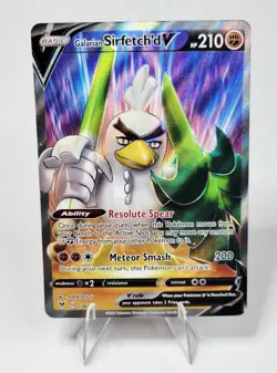 Pokemon TCG - Galarian Sirfetch’d V 174/185 Vivid Voltage Holo Full Art NM - Image 1