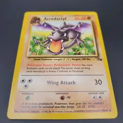 Pokemon TCG NM Aerodactyl Fossil 16/62 Standard 1999-2000 Base Set - Image 1