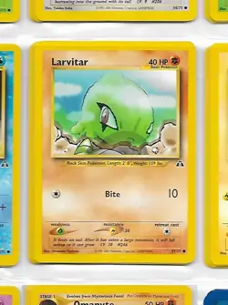 LARVITAR - 57/75 - Pokemon - Neo Discovery Unlimited - NM - Image 1