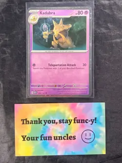 Kadabra 064/165 Cosmos Holo NM Pokemon Promo Scarlet & Violet 151 - Image 1