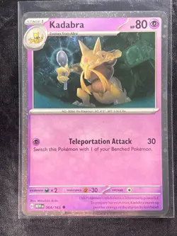 Kadabra 064/165 Cosmos Holo NM Pokemon Promo Scarlet & Violet 151 - Image 2