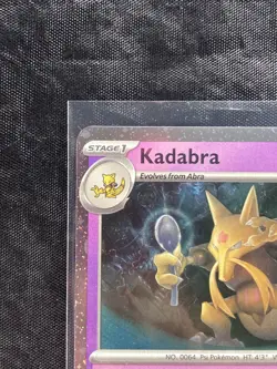 Kadabra 064/165 Cosmos Holo NM Pokemon Promo Scarlet & Violet 151 - Image 3