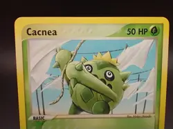 CACNEA 58/100 - EX Sandstorm Common - Pokemon TCG 2003 - LP - Image 2