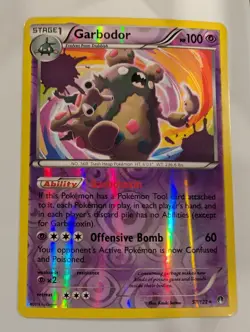 Garbodor 57/122 - XY BREAKPoint Pokemon Reverse Holo Foil Nice! - Image 1