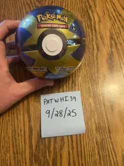 Pokemon TCG PokeBall Tin - Quick Ball H24 - Sealed IN HAND - Image 1