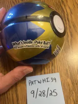 Pokemon TCG PokeBall Tin - Quick Ball H24 - Sealed IN HAND - Image 3