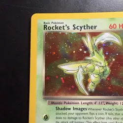 Pokemon Vintage Holo Rocket’s Scyther 13/132 Gym Heroes WotC 2000 - Image 2