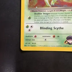 Pokemon Vintage Holo Rocket’s Scyther 13/132 Gym Heroes WotC 2000 - Image 5