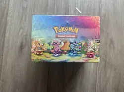 Pokemon Prismatic Evolutions Mini Tin DISPLAY Box (8 Tins) Factory Sealed! - Image 1