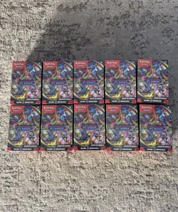 Pokemon TCG Mega Evolutions Phantasmal Flames Booster Bundle Sealed x 10 - Image 1