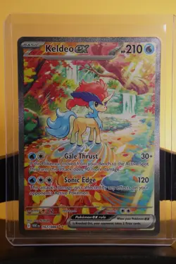 Pokemon TCG Keldeo ex 167/086 Sv: White Flare SIR Holo Special Illustration Rare - Image 1