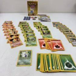 WotC Pokemon TCG Neo Genesis Hotfoot theme deck Open Complete Metal Coin - Image 1