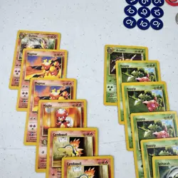 WotC Pokemon TCG Neo Genesis Hotfoot theme deck Open Complete Metal Coin - Image 4