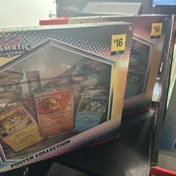 Pokemon TCG Prismatic Evolutions Poster Collection, 6 New Boxes with Display - Image 3