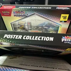 Pokemon TCG Prismatic Evolutions Poster Collection, 6 New Boxes with Display - Image 5