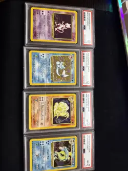 4 Vintage Psa Pokemon Slabs - Image 1