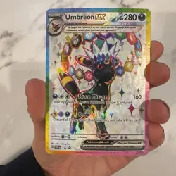 Umbreon Ex 176 Pokemon TCG Prismatic Evolutions - Black Star Promo NM - Image 2