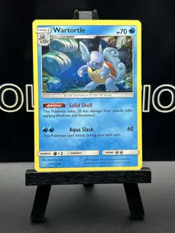 POKEMON WARTORTLE #34/214 UNCOMMON COSMOS HOLOFOIL SWIRL UNBROKEN BONDS - Image 2