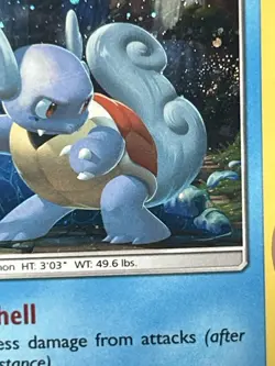 POKEMON WARTORTLE #34/214 UNCOMMON COSMOS HOLOFOIL SWIRL UNBROKEN BONDS - Image 5