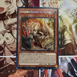 🔥Yugioh MP22-EN188 Incredible Ecclesia The Virtuous PRISMATIC SECRET RARE - Image 1