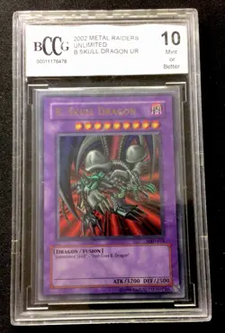 2002 Metal Raiders Unlimited B Skull Dragon UR BCCG 10 Mint Or Better! ENN - Image 1