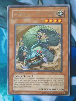 Yu-Gi-Oh! Aztekipede, The Worm Warrior PTDN-EN089 Rare 1st Edition Near Mint - Image 5