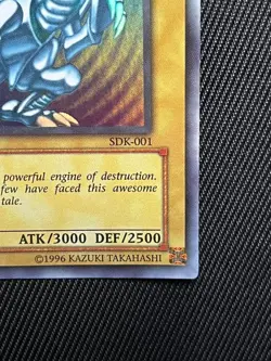 2002 YuGiOh SDK-001 1st Edition Blue-Eyes White Dragon Ultra Rare English Holo - Image 4