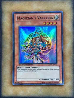 Yugioh Magician's Valkyria CT07-EN022 Super Rare Limited Edition LP - Image 1