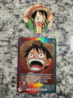 One Piece CCG Monkey D Luffy Alternative Art Leader OP13-001 NM English TCG - Image 1