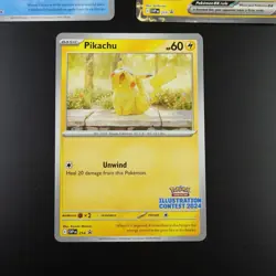 Pikachu Feraligatr Toxtricity ex SVP 213 214 215 Cards Illustration Contest 2024 - Image 4