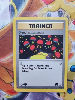 Sleep! (Rocket's Secret Machine) 79/82 Common 1st Edition Pokemon Card NM - Image 1