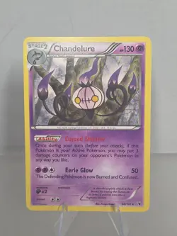 Pokemon 2011 Chandelure Noble Victories Rare 60/101 Card - Image 1