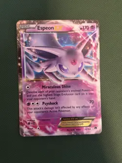 Pokemon XY Breakpoint Espeon EX Holo Ultra Rare Card #52/122 - Image 1