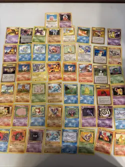 Pokemon Card Game Lot Vintage Card Lot Of 50 Some - Image 1