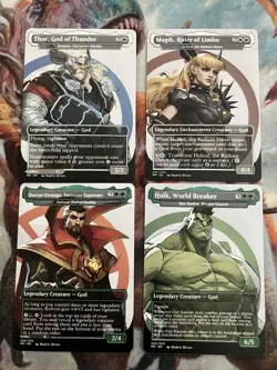 NEW SEALED Marvel Rivals God Tribal 100 Card Commander Deck MTG Custom Play Test - Image 2