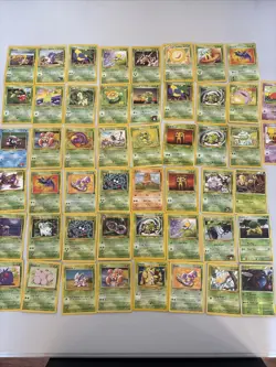 Pokemon Card Game Lot Vintage Card Lot Of 50 Some 1st Editions - Image 1