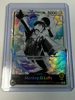 One Piece TCG - ST29-001 Alt Art Leader Card - Monkey.D.Luffy - Image 1