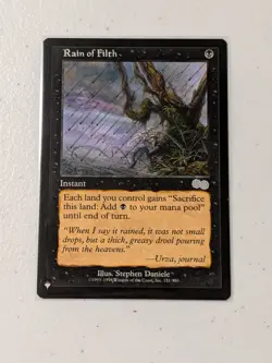 MTG Rain of Filth - The List NM - Image 1