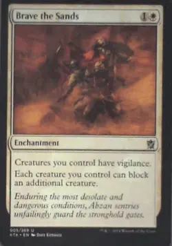 Brave the Sands - Khans of Tarkir: #5, Magic: The Gathering Nm C284 - Image 1
