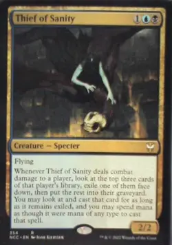 Thief of Sanity - Commander: Streets of New Capenna: #354, MTG Nm C278 - Image 1