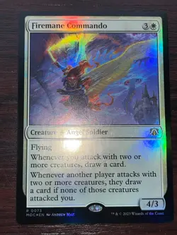 1x FOIL FIREMANE COMMANDO - Commander - MTG - Magic the Gathering - Image 1