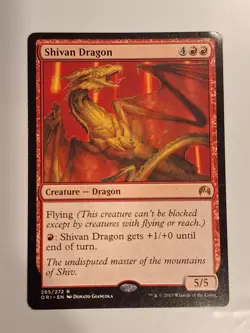 Shivan Dragon - Magic Origins - Magic the Gathering MTG Nice! - Image 1